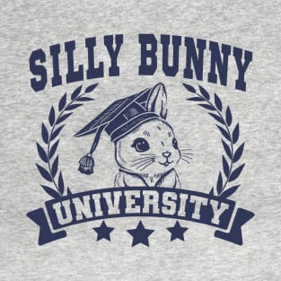 Silly Bunny University Funny Easter Meme T-Shirt